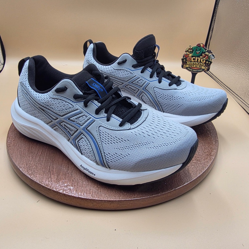 Asics Gel-Excite 10‎ Mens Running Shoes Grey White Blue 1011B681 Size 8.5